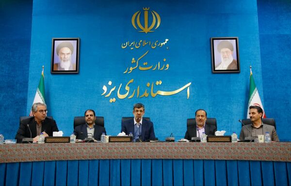 اولین نشست خبری استاندار یزد 