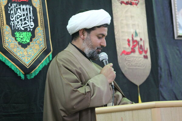عزاداری ایام فاطمیه در دبیرستان علامه حلی شهرستان بم 