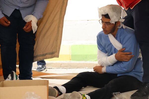  مانور زلزله در تنگستان 