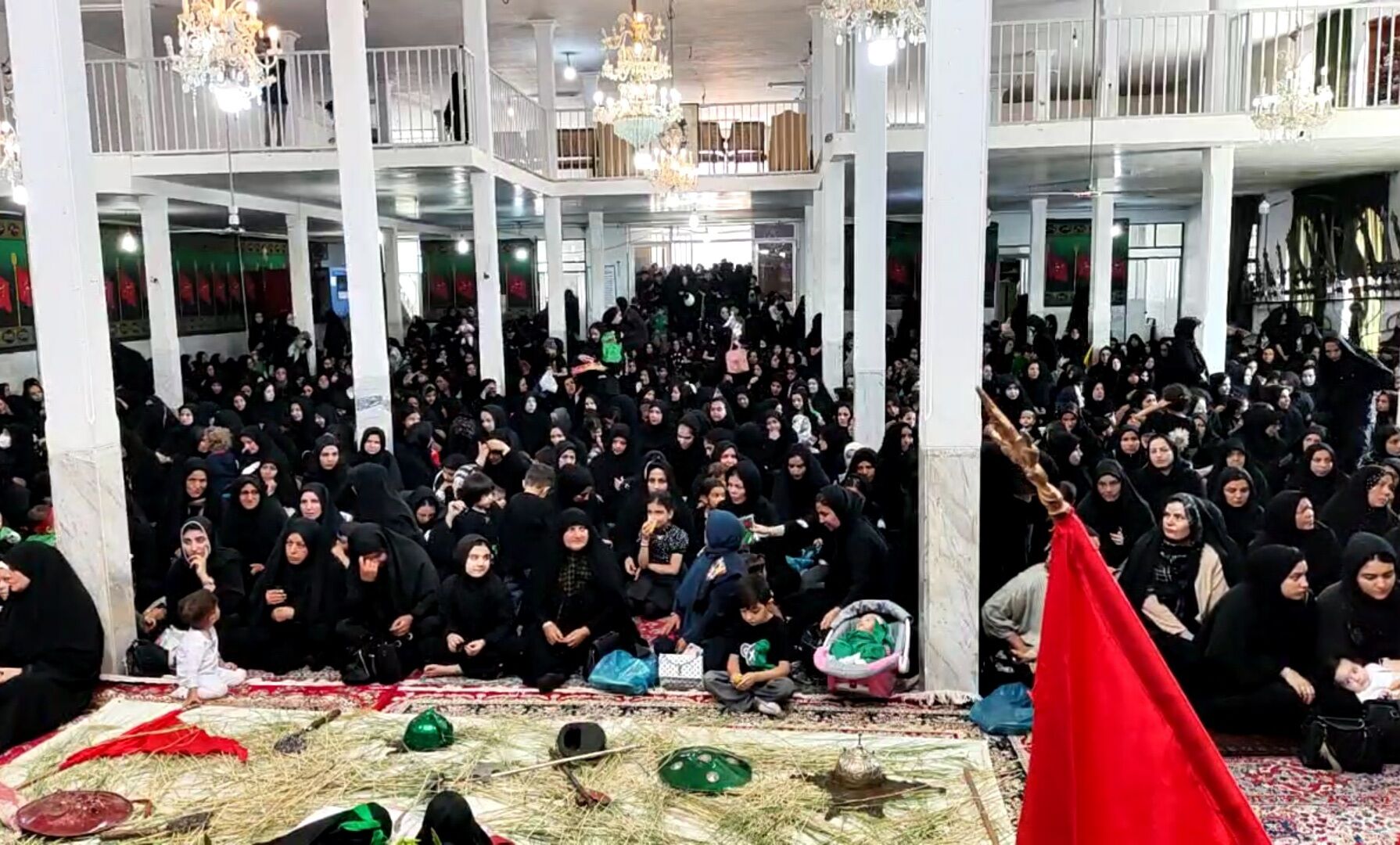 سوگواره‌ شیرخوارگان حسینی در شهرستان کمیجان