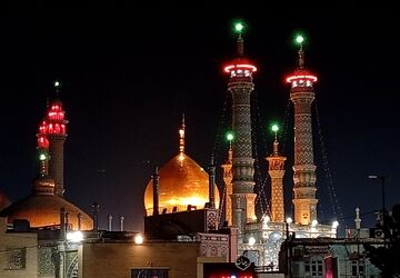 شب شهادت حضرت علی(ع) در حرم حضرت معصومه(س)