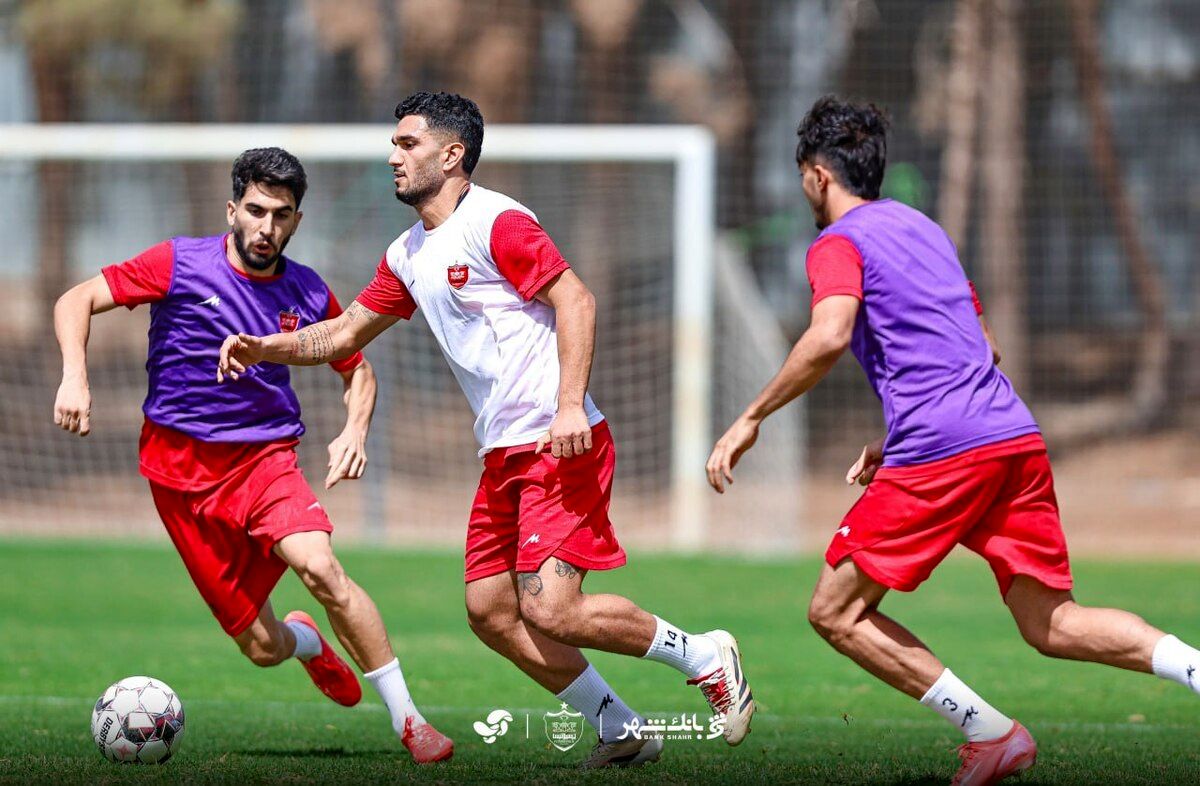 تمرین و ریکاوری پرسپولیس پس از دیدار با چادرملو برگزار شد