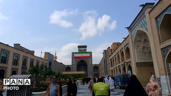 حرم ضامن آهو در آغازین روز دهه کرامت