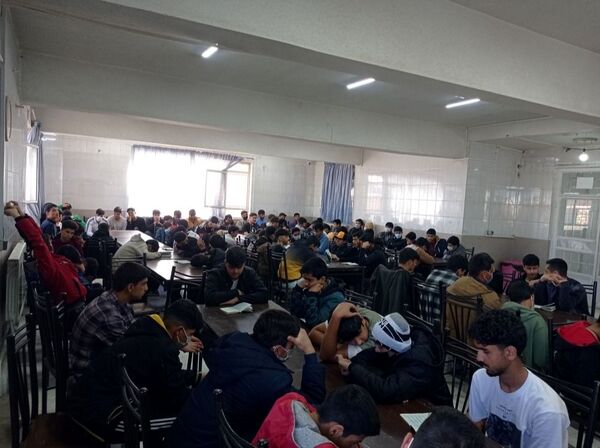 مراسم سوگواری به مناسبت دهه فاطمیه در مدرسه  علامه طبابایی سرهنگ