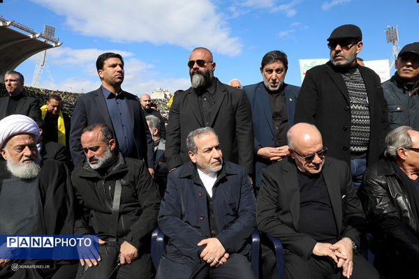 تشییع پیکر شهیدان سیدحسن نصرالله و سیدهاشم صفی الدین