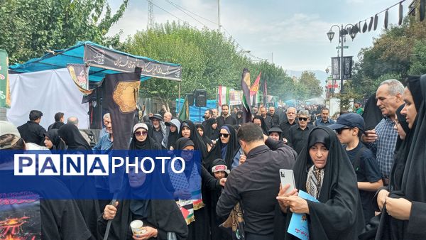 برپایی موکب عشاق الحسین سازمان دانش‌آموزی شهر تهران