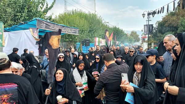 برپایی موکب عشاق الحسین سازمان دانش‌آموزی شهر تهران