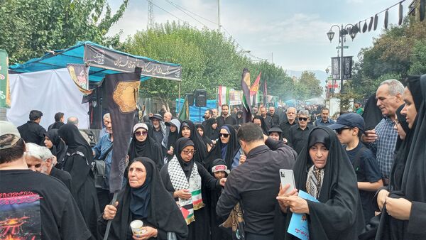 برپایی موکب عشاق الحسین سازمان دانش‌آموزی شهر تهران