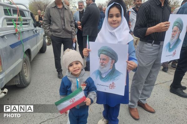 راهپیمایی روز قدس و تشییع شهید اقتدار در مرودشت