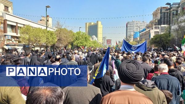 راهپیمایی روز قدس در میدان بیت المقدس