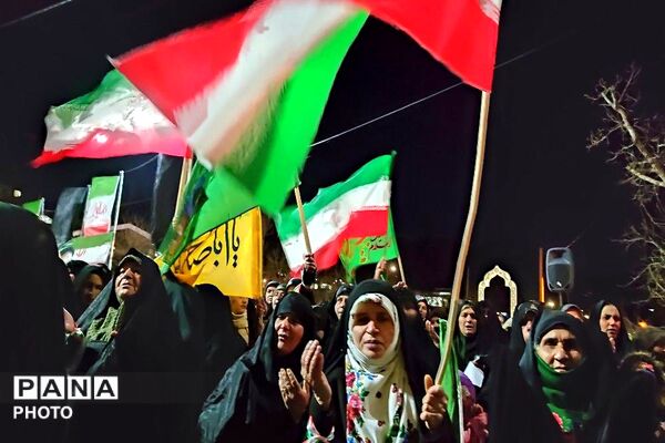 اجتماع مردمی شهر بار نیشابور  در محکومیت جنایات رژیم صهیونسیتی