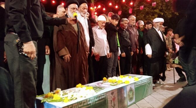 اجتماعات شبانه همراه با تشییع و وداع با پیکر شهید جانباز در نیشابور