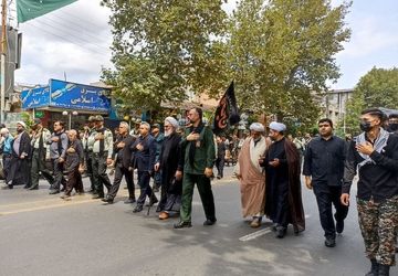 اشک حسرت بر آستان دو آفتاب