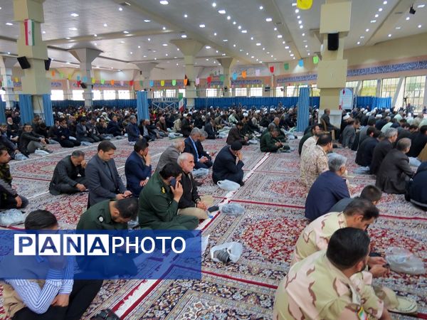 آیین یادبود شهیدان خدمت در مصلای امام خمینی(ره)  شهرستان بجنورد