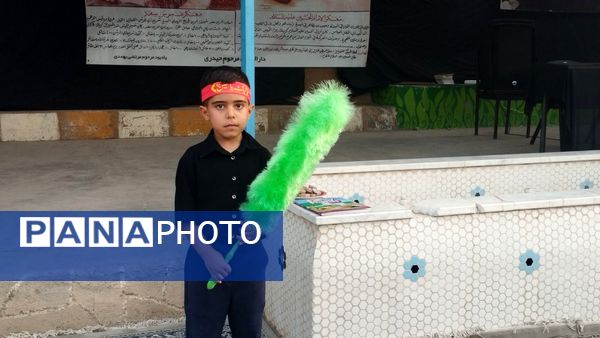 بازدید مسئولین اداره آموزش و پرورش از هیئت دانش آموزی دختران حاج قاسم 