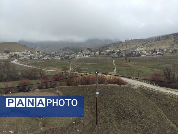 چشم‌انداز میانکوه در باران