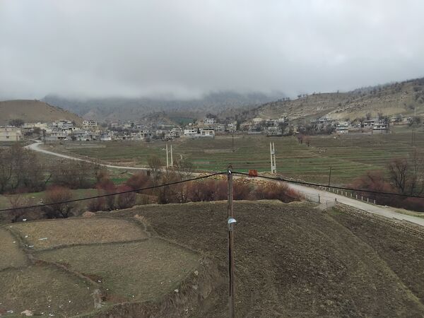 چشم‌انداز میانکوه در باران