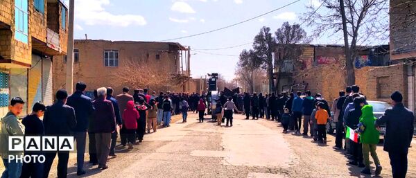 خروش مردم روستای توچغاز شهرستان ملایر در پی شهادت امیرالمومنین(ع)