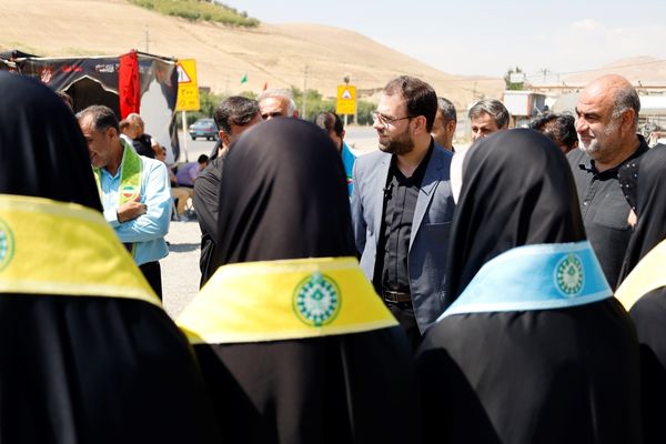 بازدید قائم مقام سازمان دانش‌آموزی از موکب‌های آذربایجان غربی