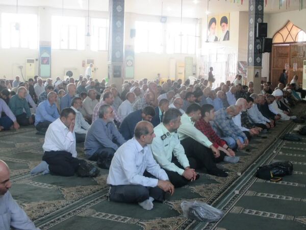 اقامه نماز عید سعید قربان در فریدونکنار