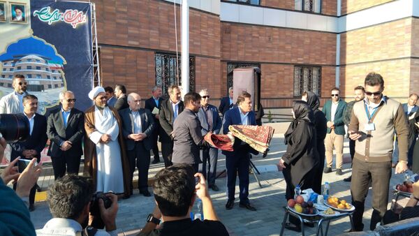 آیین افتتاحیه هنرستان ۱۸ کلاسه حاج حسن شهبازی اهر