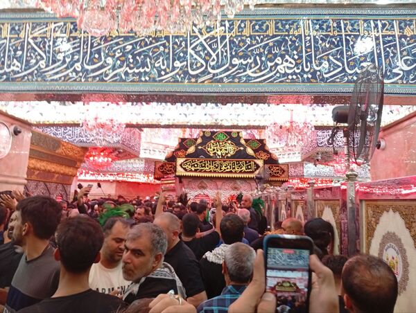 حرکت کاروان پیاده شهدای شهرستان خانمیرزا در اربعین حسینی