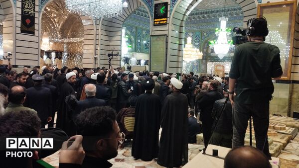 قاب های ماندگار از تشیع شهید لاریجانی در حریم امن فاطمی