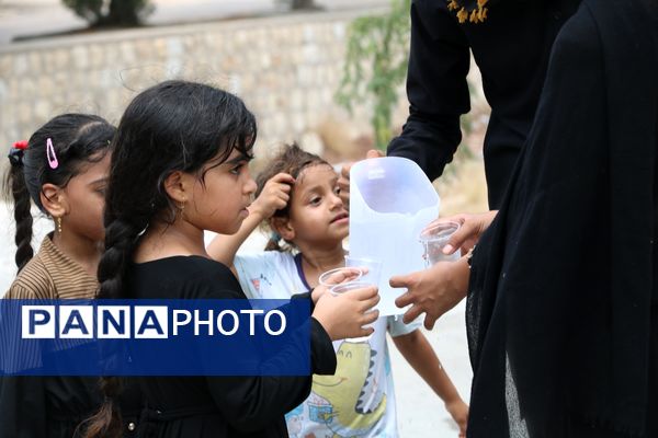 مراسم عزاداری ظهر عاشورا در شهرستان بندرخمیر