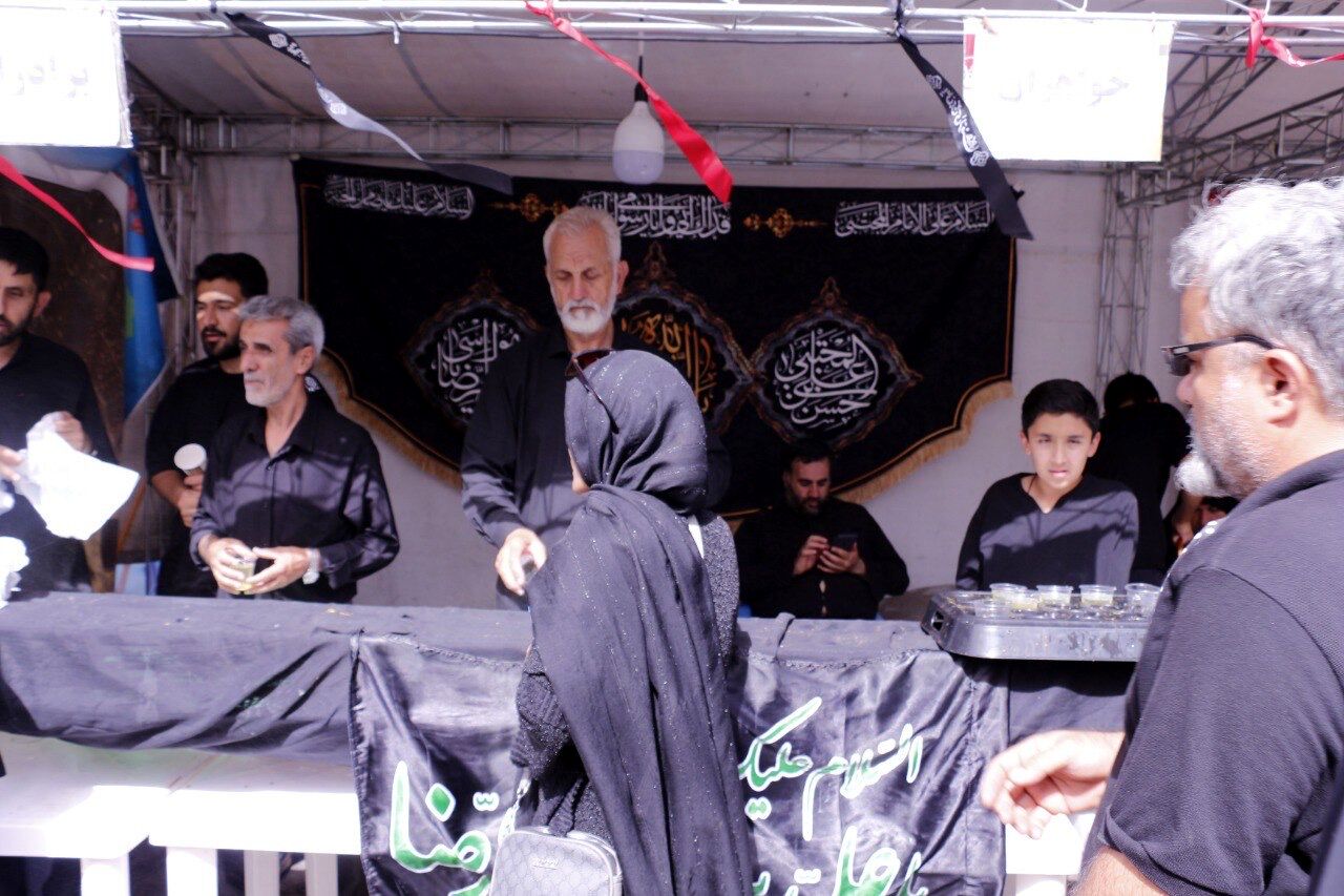 روایت تصویری از راه عشق مشهد در سوگ امام رضا(ع)