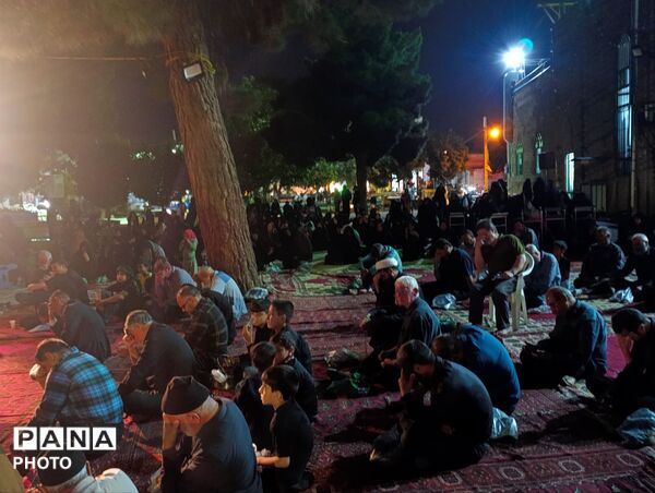 مراسم عزاداری شب سوم ماه محرم در نیشابور 