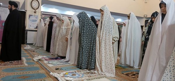 اعتکاف دانش‌آموزان در شهرستان ساوجبلاغ 