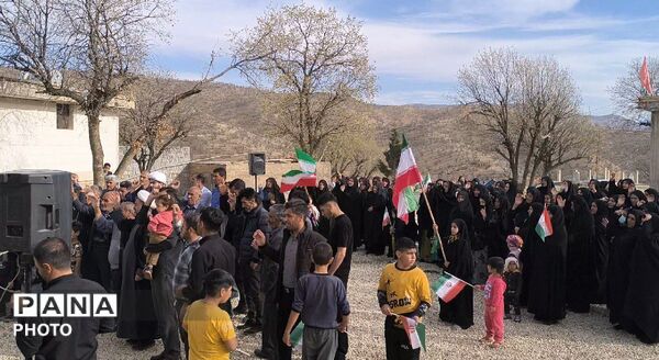 ندای مرگ بر آمریکا و اسرائیل مردم حماسه‌ساز میانکوه 