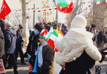 حضور مردم استان البرز در راهپیمایی ۲۲بهمن 