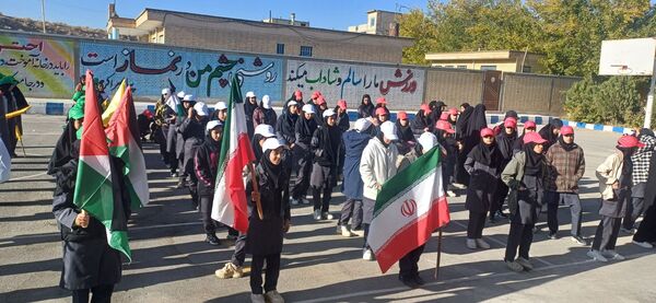 شوراب صغیر میزبان راهپیمایی باشکوه ۱۳ آبان و بزرگداشت روز دانش‌آموز