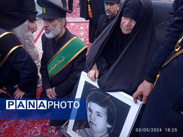 مراسم تشییع و خاکسپاری دو شهید گمنام دوران دفاع مقدس در قم