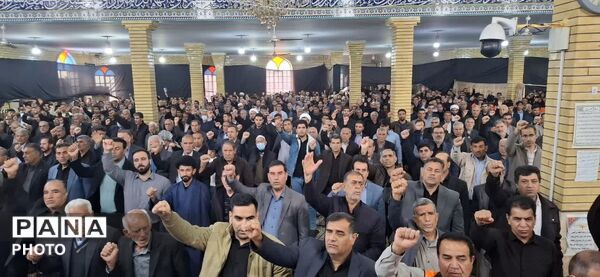 خروش مردم مومن و انقلابی شهرستان پلدختر در راهپیمایی روز جهانی قدس