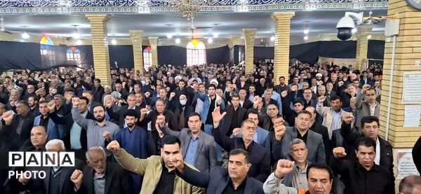 خروش مردم مومن و انقلابی شهرستان پلدختر در راهپیمایی روز جهانی قدس