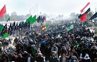 حضور جامعه فرهنگیان با همت سازمان بسیج فرهنگیان  وزارت آموزش و پرورش دراجتماع بزرگ اربعین حسینی
