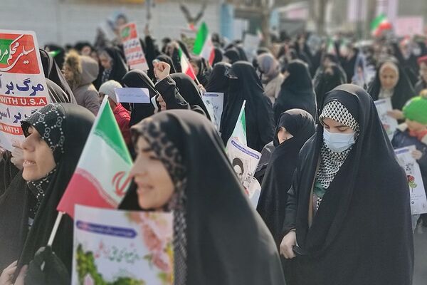 راهپیمایی ۲۲بهمن در کهریزک و باقرشهر