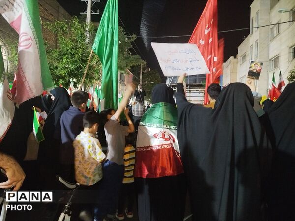 هشتاد و نهمین شب از خروش مردم رجایی شهر کرج 