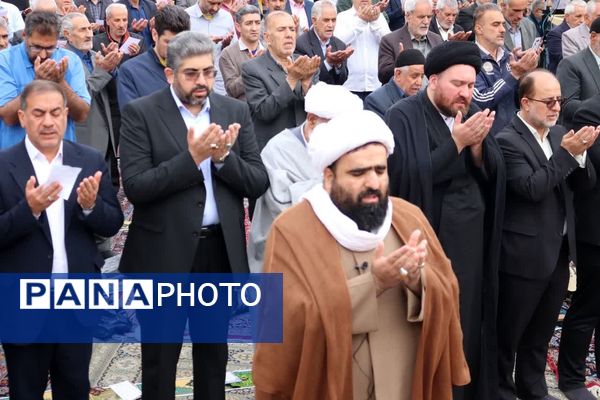 نماز عید فطر در مصلی شهرستان قدس