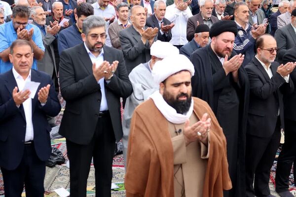 نماز عید فطر در مصلی شهرستان قدس