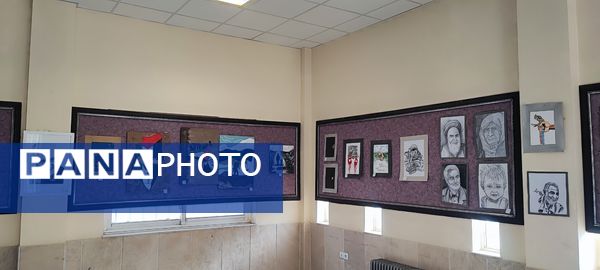 برپایی نمایشگاه گرافیک هنرآموزان هنرستان بصیرت