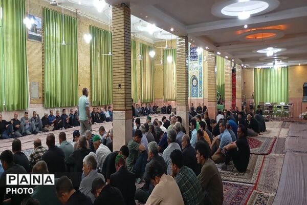 مراسم عزاداری امام رضا علیه السلام در حسینیه شهر بار نیشابور