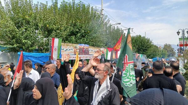 برپایی موکب عشاق الحسین سازمان دانش‌آموزی شهر تهران