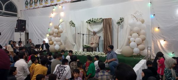 مراسم جشن سالروز ازدواج امام علی(ع) و حضرت زهرا(س) در روستای ورجان قم