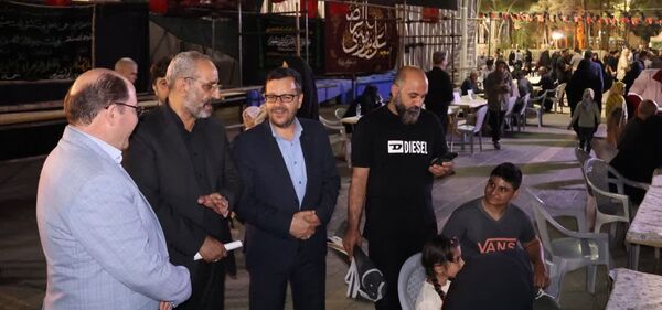 برپایی موکب خدمت در گلستان شهدای اصفهان با حضور فرماندار اصفهان 
