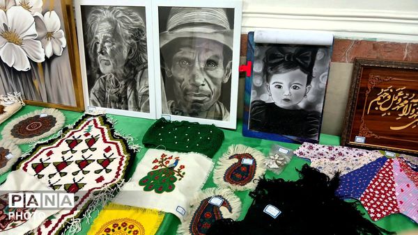 نمایشگاه مشاغل و فعالیت‌های مهارتی هنرستان فلق نظرآباد