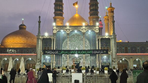 مراسم عزاداری شام شهادت امام هادی(ع) در حرم بانوی کرامت 