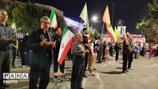 حماسه سازی مردم برای صد و بیست و چهار شب در مسجد جامع شهرستان نیشابور